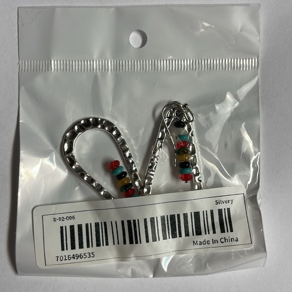 Multicolor Dangle Earrings - Picture 3 of 3